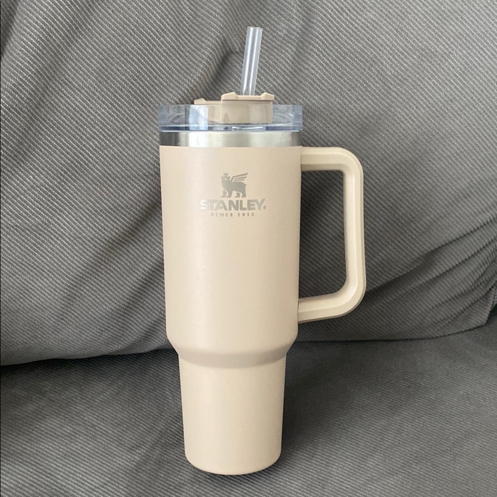 Stanley Tan Insulated Water Bottle for Dining